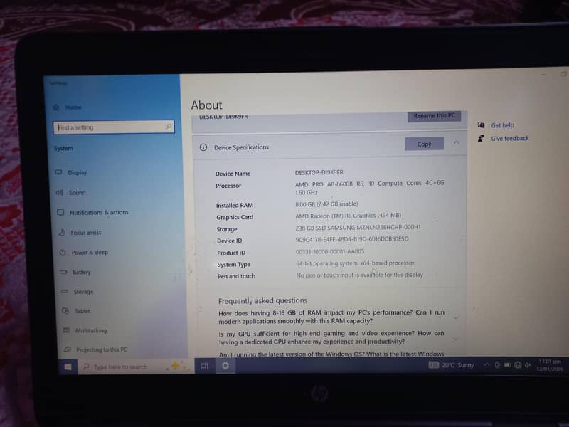 HP Probook 12