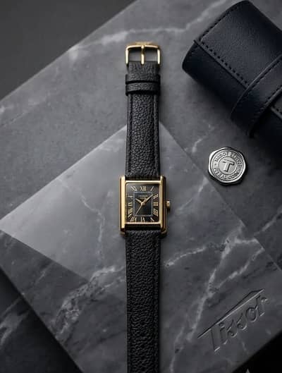 Luxury Square Dial Leather Strap Watch for Men | Premium Design