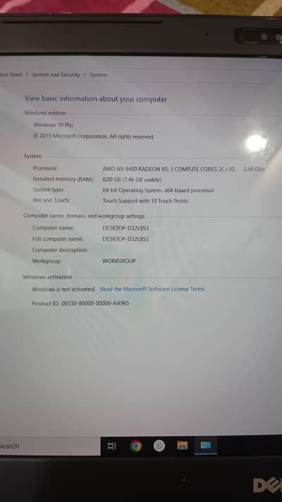 Dell Laptop for sale