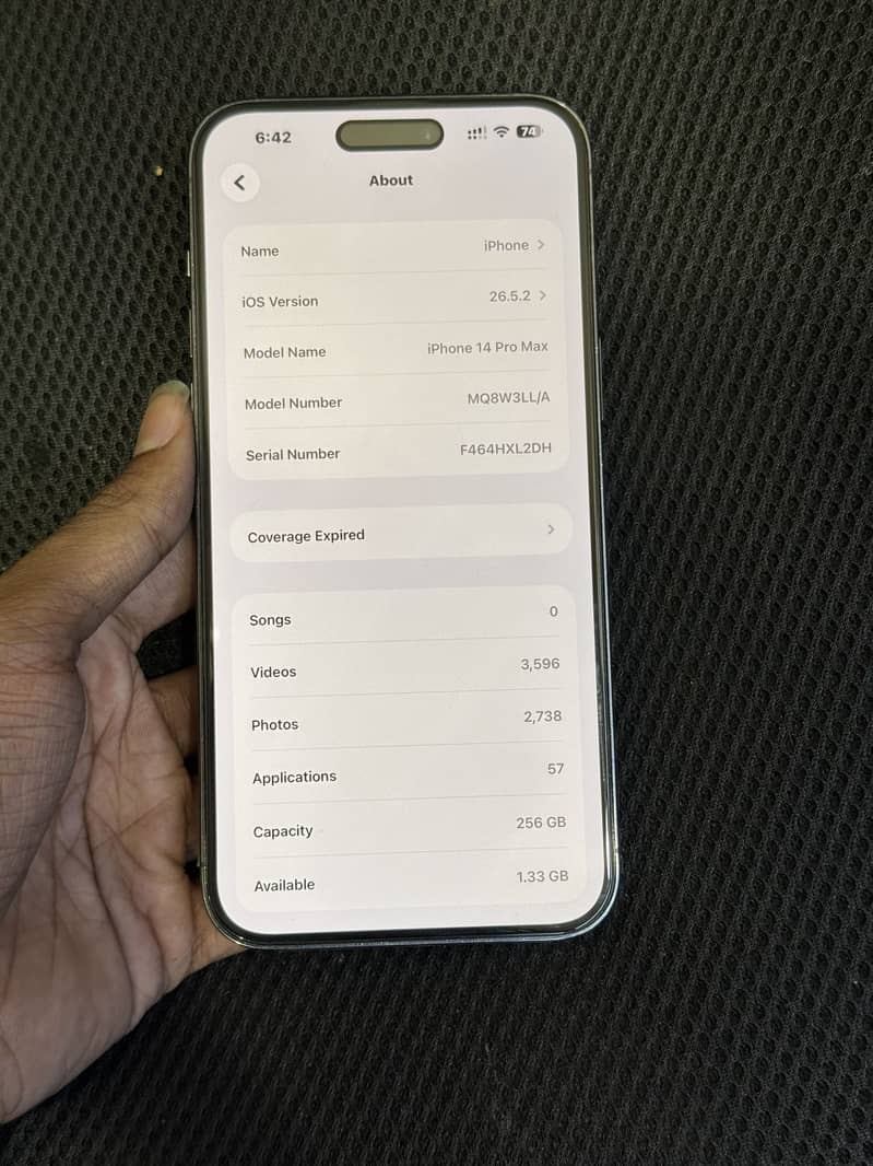 Iphone 14pro max 5