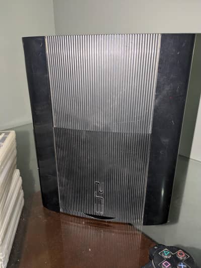 PS3 Slim Excellent Condition 10 Game With 7 Controller Negotiatiable