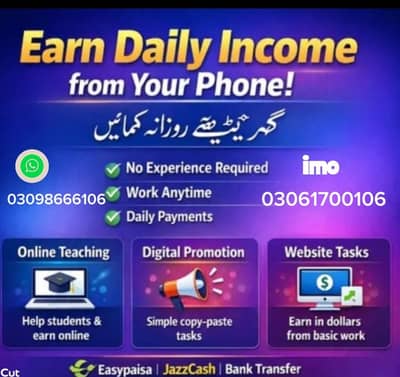 Online home based work