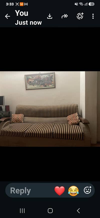 urgent sale 5 seater sofa set 25000 use condition