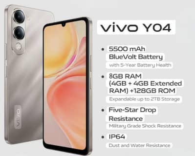 Vivo Y04 4+4/128gb