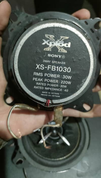 Sony Xs-FB1030 4 inch 3 way original Speaker Jbl Pioneer Onkyo Kenwood