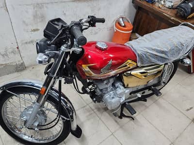 Honda Cg 125 Red Gold