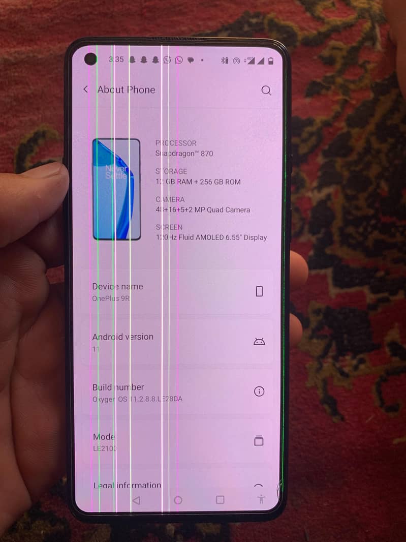 One Plus 9R 5