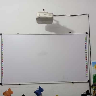 interactive touch board short throw projector 2k