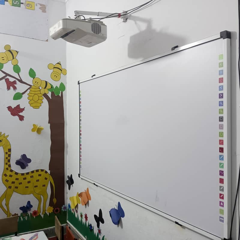 interactive touch board short throw projector 2k 5
