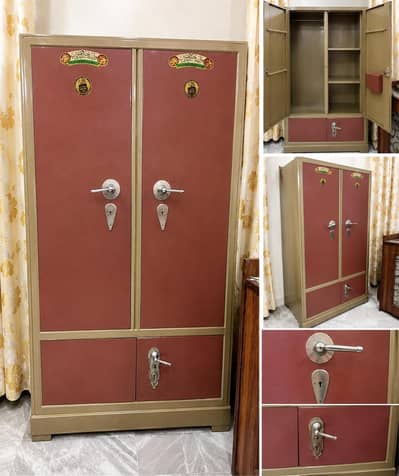 Mazboot Steel Almari for Sale | Double Door | Locker Included