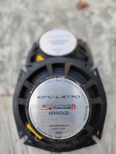 Kenwood Stage II Kfc-lx170 Speaker woofer tweeter ( jbl pioneer Denon