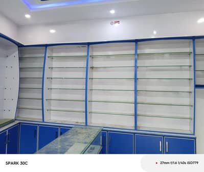 shelves racks