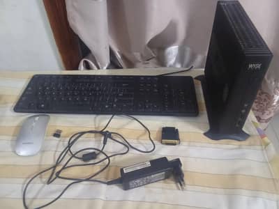 Small form factor desktop with accessories for sale.