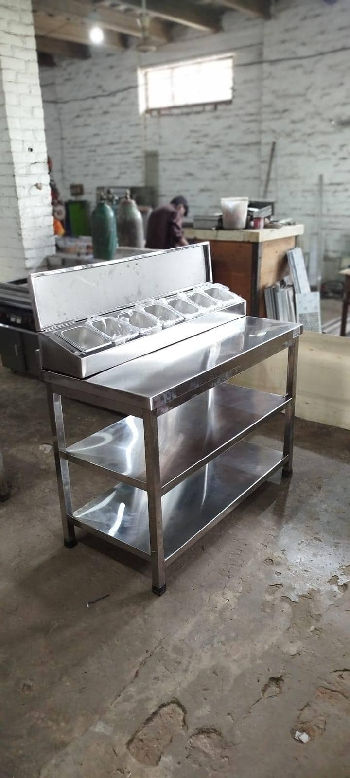 Working Table Stainless Platforms 0