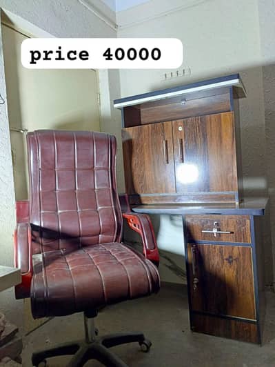 Modern White Marble-Finish Study Table. price 35000  price 35000