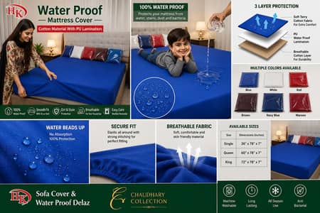 waterproof mattress cover/double bed mattress protector