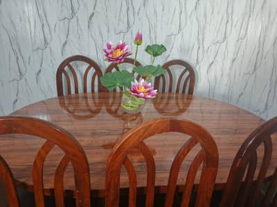 dinning table with 6 chairs