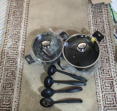 non stick 2 piece cooking pot sonex