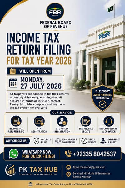 Income Tax Return Filing 2026