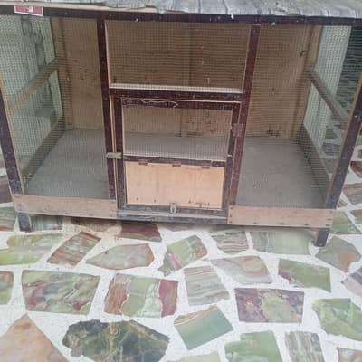 wooden cage