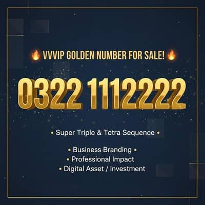 VVIP GOLDEN NUMBER FOR SALE