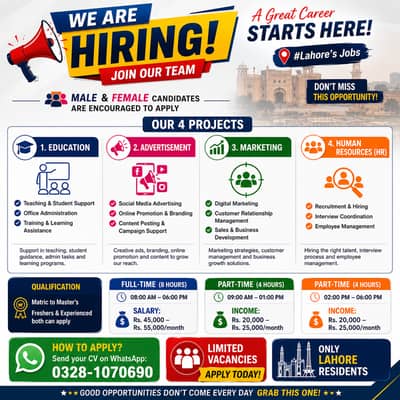 Jobs in Lahore