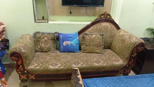 Wooden sofa