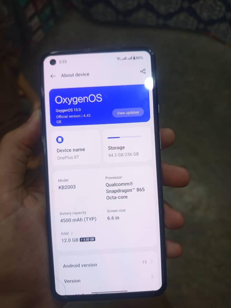One Plus 8T 0