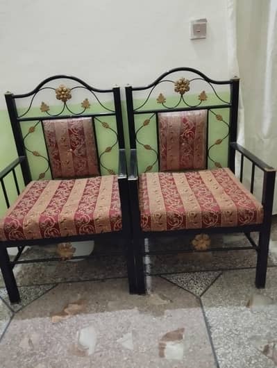 5 seater iron sofa for sale in good condition & new condition