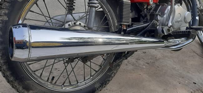 Honda 125, Silencer Silver, Brand SANKEI,