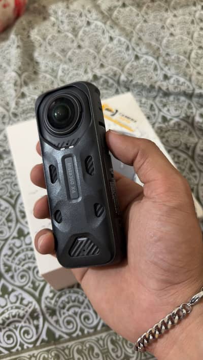 Insta360 X4 8K 360 Action Camera complete box