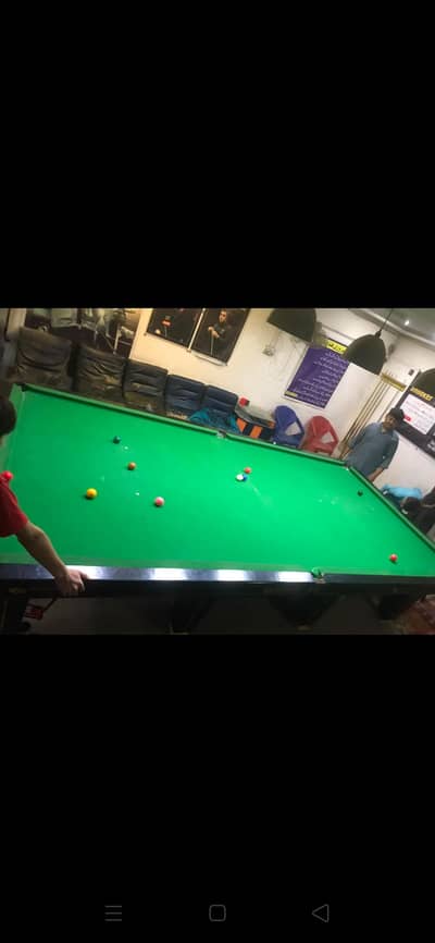 3 snooker tables up for sale