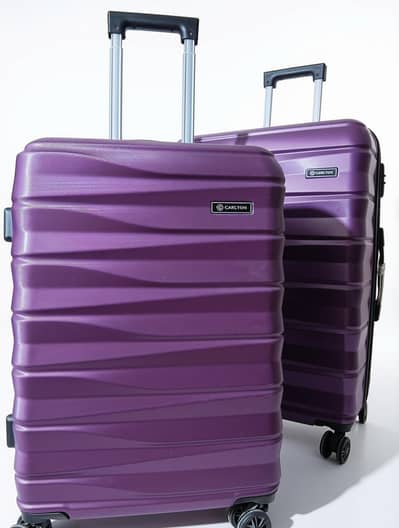 Carlton big size Fiber Luggage bags Abs quality hard shell