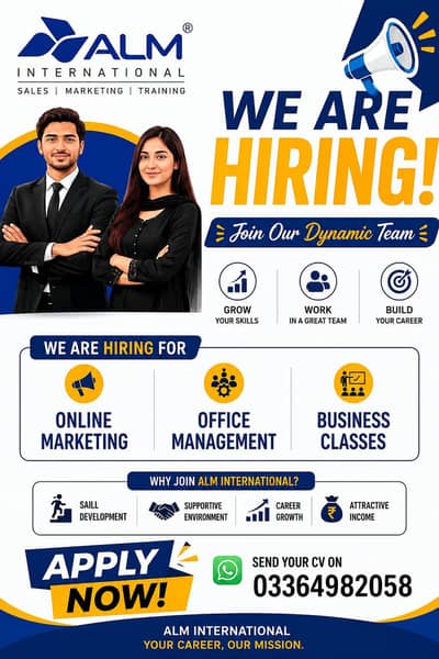 Urgent Hiring - Both Male and Female Apply