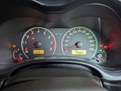 Toyota Corolla Xli speedometer