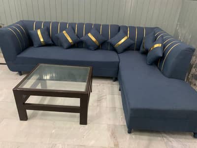 L shaped sofa