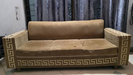 Camel brown colour Sofa set