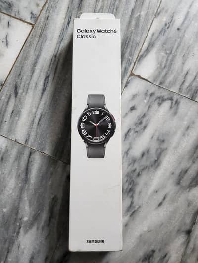 Samsung Watch 6 classic with box wireless charger amoled screen