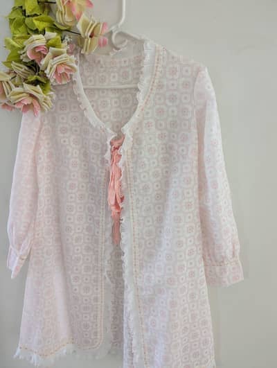 Elegant Vintage Inspired Gown Style Tunic Romantic Frill Details