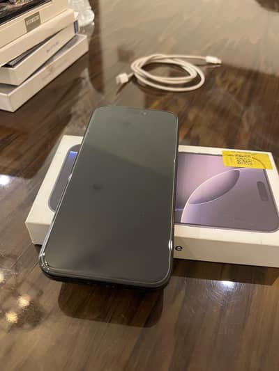 iPhone 16 Pro Max PTA Approved 256 GB (10/10) with original box & wire