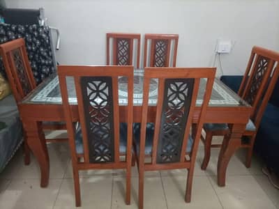 Dining Table Set for Sale (6 Chairs)