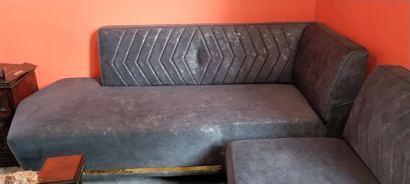 L SHAPE SOFA 1