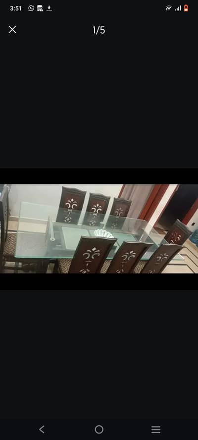 Dining Table With 8 chairs