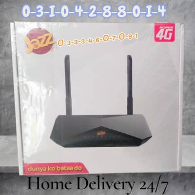 JAZZ 4G/5G SPEED ALL SIM WORKING ROUTER ZONG TELENOR UFONE SUPPORTED