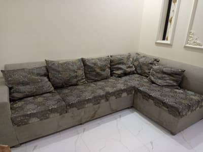 5 Seater L shape Used sofa for sale