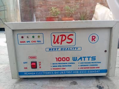 1000W Heavy Duty UPS – Excellent Condition – Microprocessor Controlled
