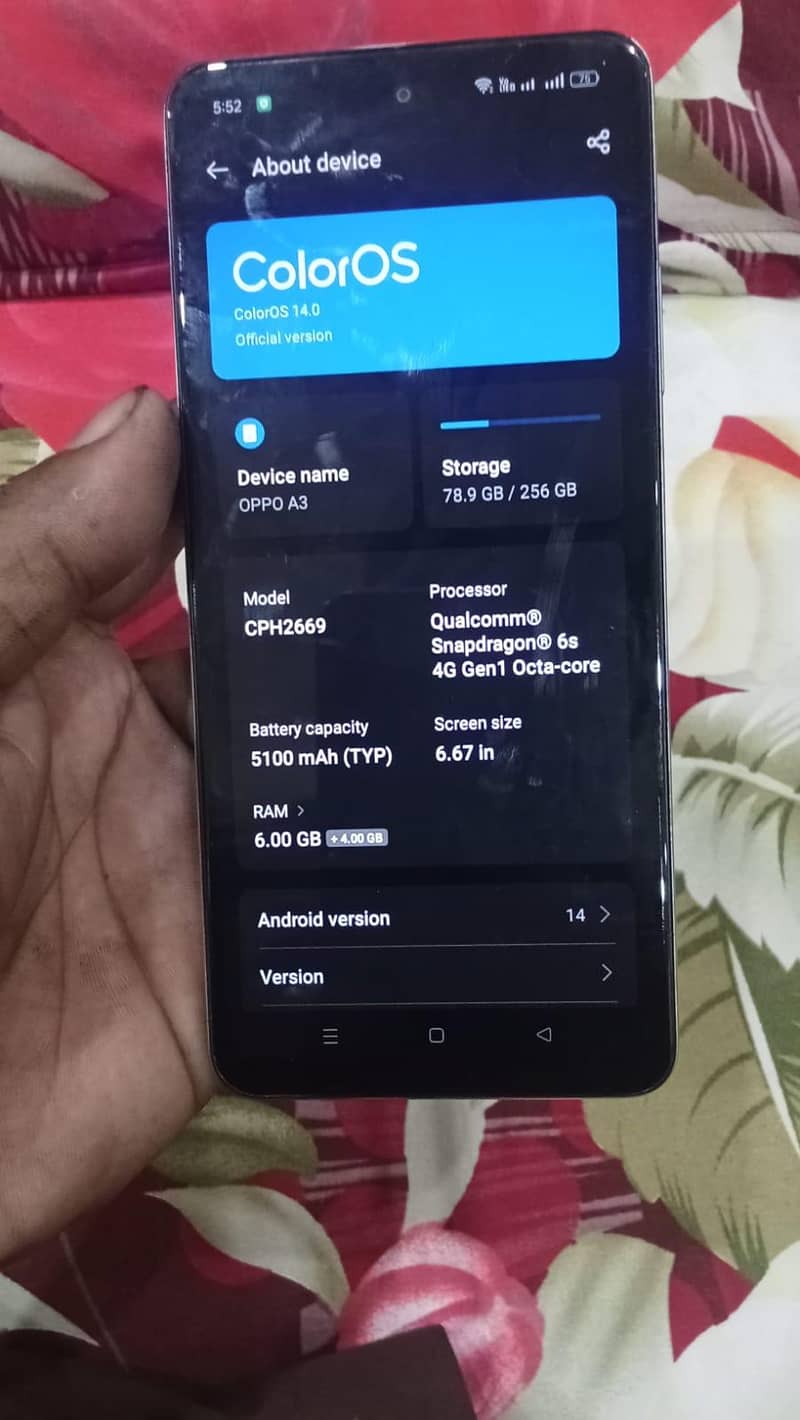 OPPO A3 5
