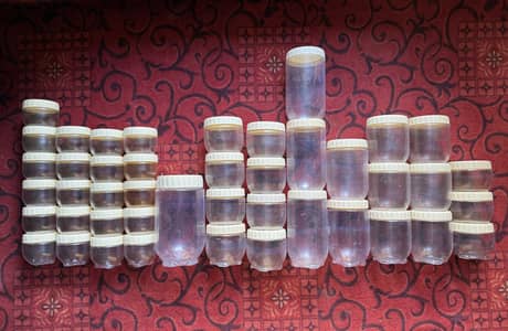 Masala/Spice Jars Set (44 stackable jars)