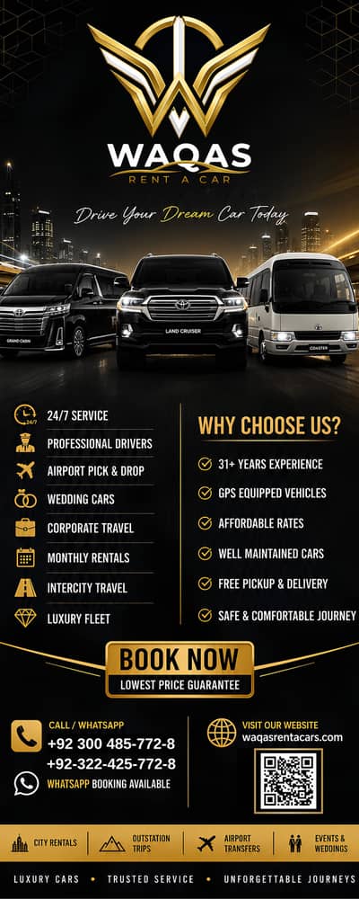 Waqas rent a cars, travel and tours