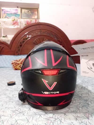 Vector Carbon Fiber 3-in-1 Helmet + Telecom + gloves + 360° Mobile